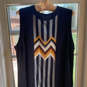 Missoni for Target black sleeveless shift dress